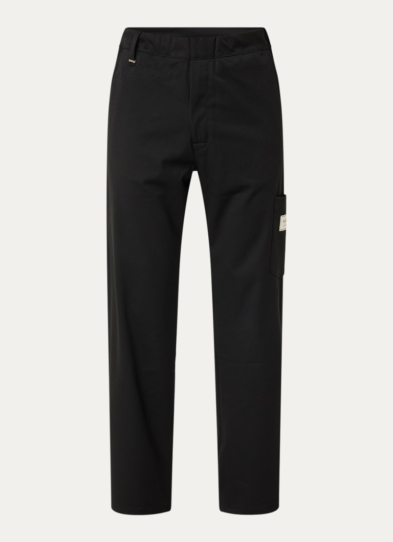 Volné chino kalhoty FLÂNEUR Atelier s prošívanou kapsou