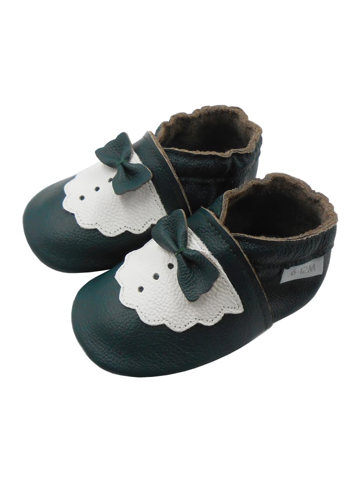 Yalion Baby Leder-Krabbelschuhe 
