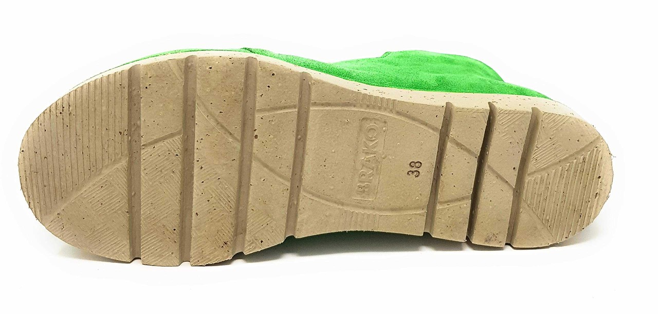 BRAKO Schnür-Stiefeletten grün