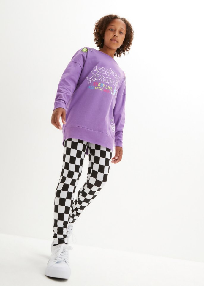 Mädchen Longshirt + Leggings (2-tlg. Set)
