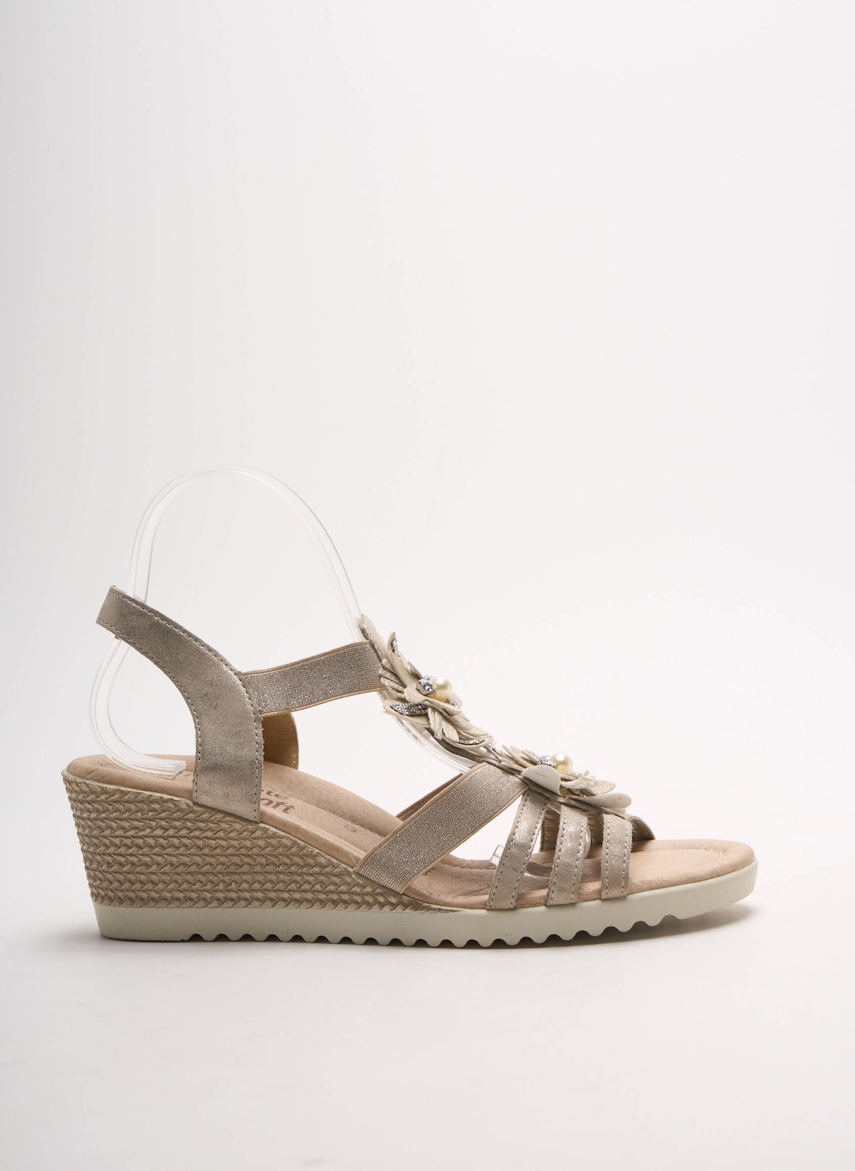 Remonte Sandales Nu Pieds Femme couleur beige