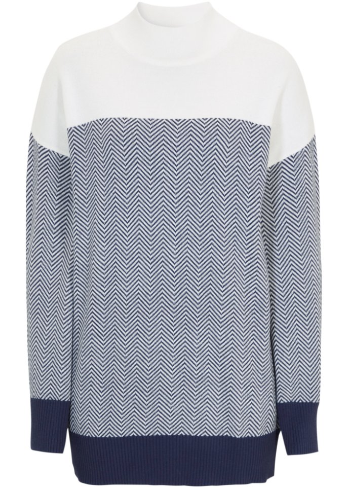 Lockerer Strick-Pullover