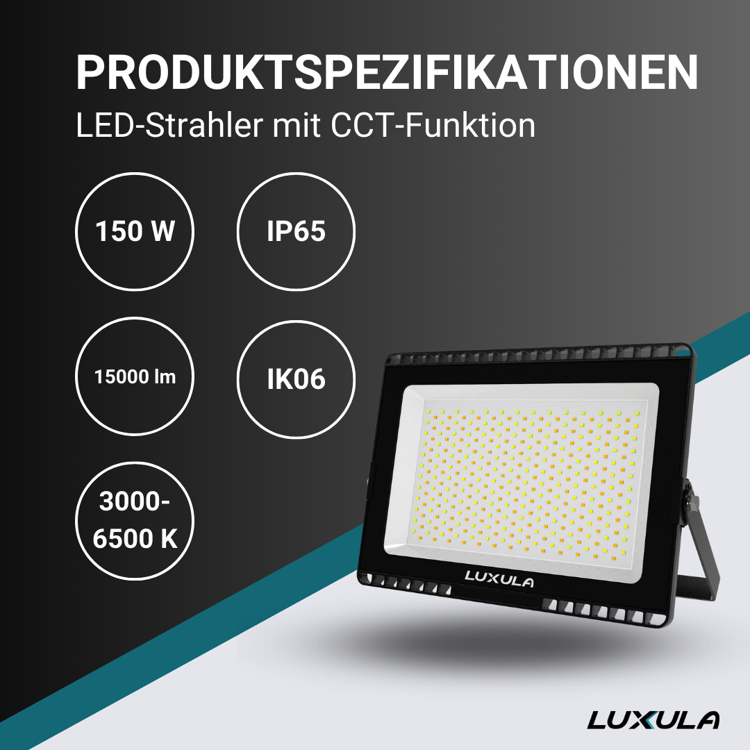 LUXULA LED CCT Fluter, 150 W
