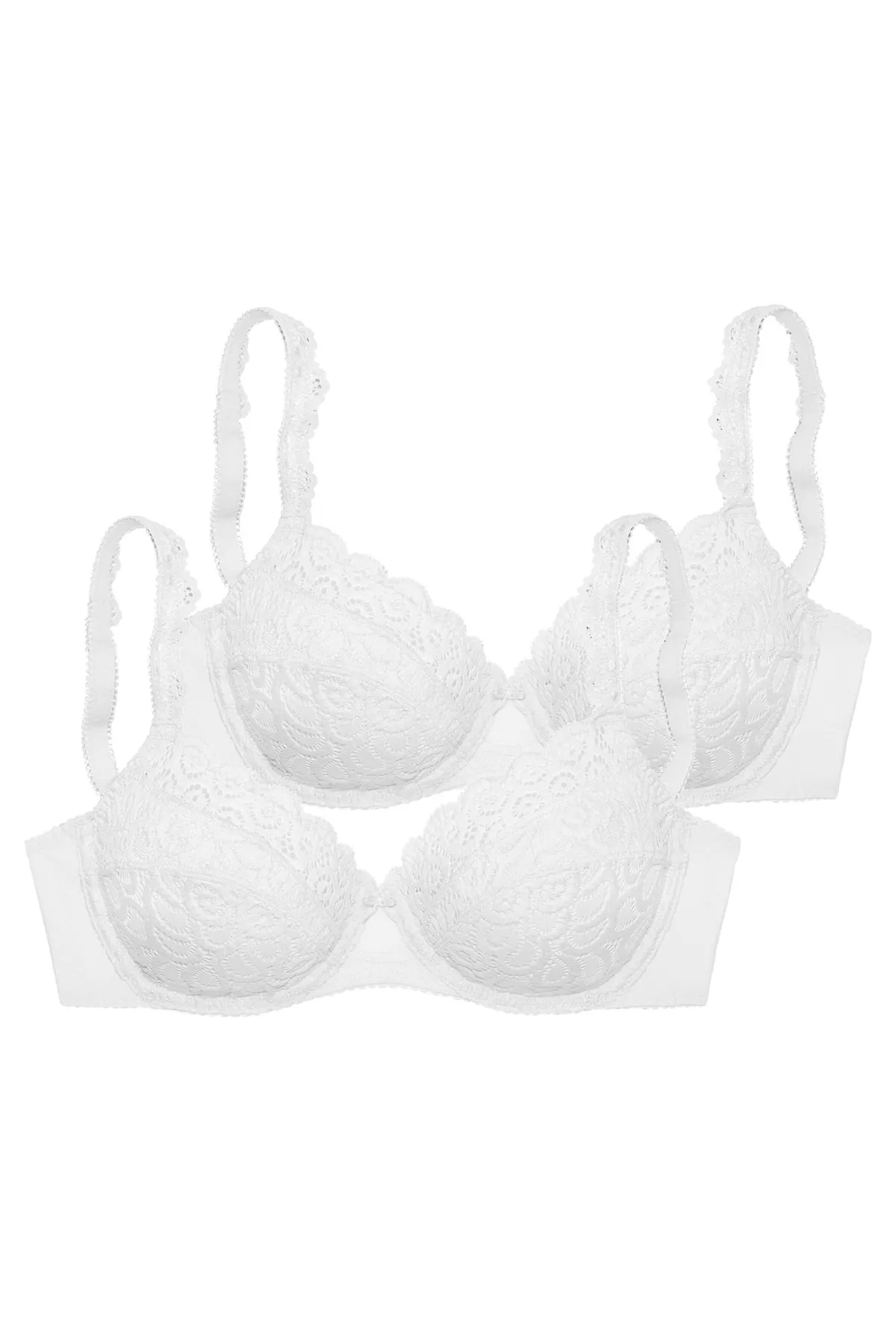 PETITE FLEUR  BH - Weiß - Unifarben