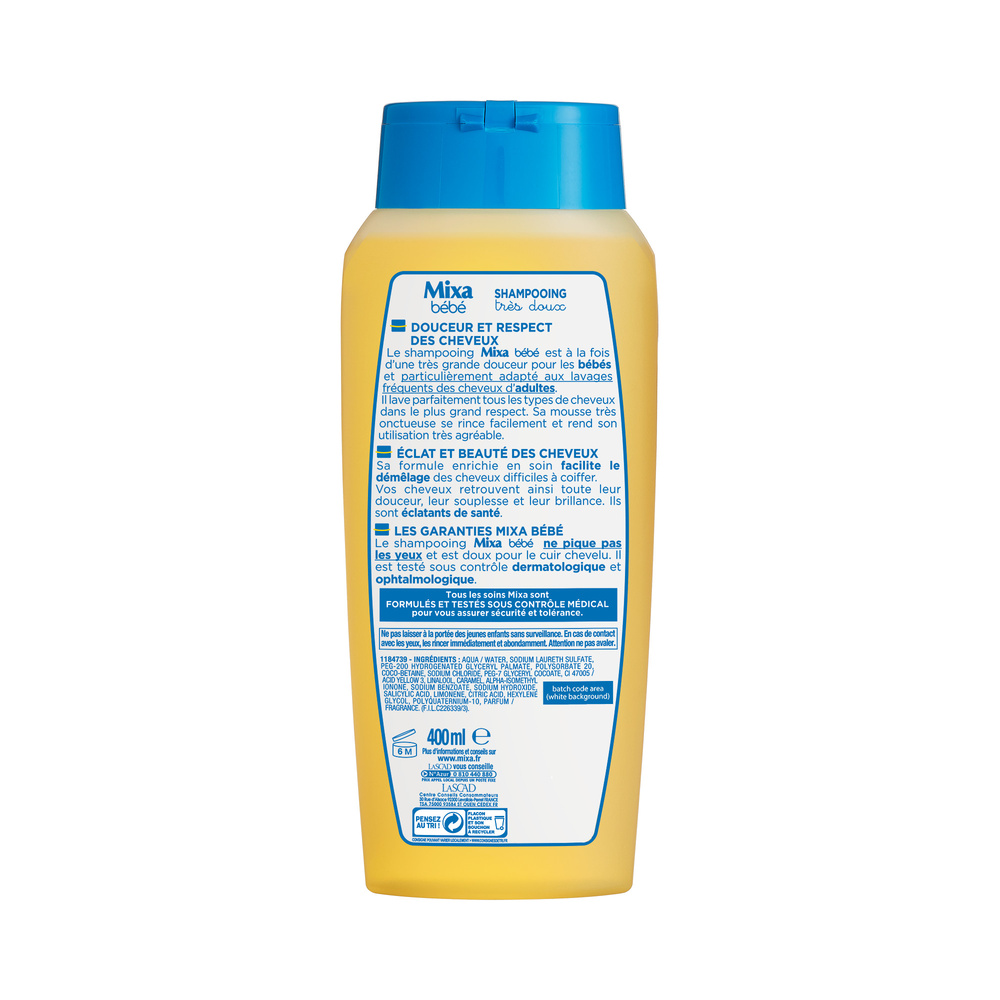 mixa Bébé Shampooing Très Doux