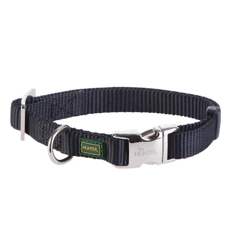 Sparset HUNTER Hundeleine + Halsband Vario Basic schwarz | bitiba