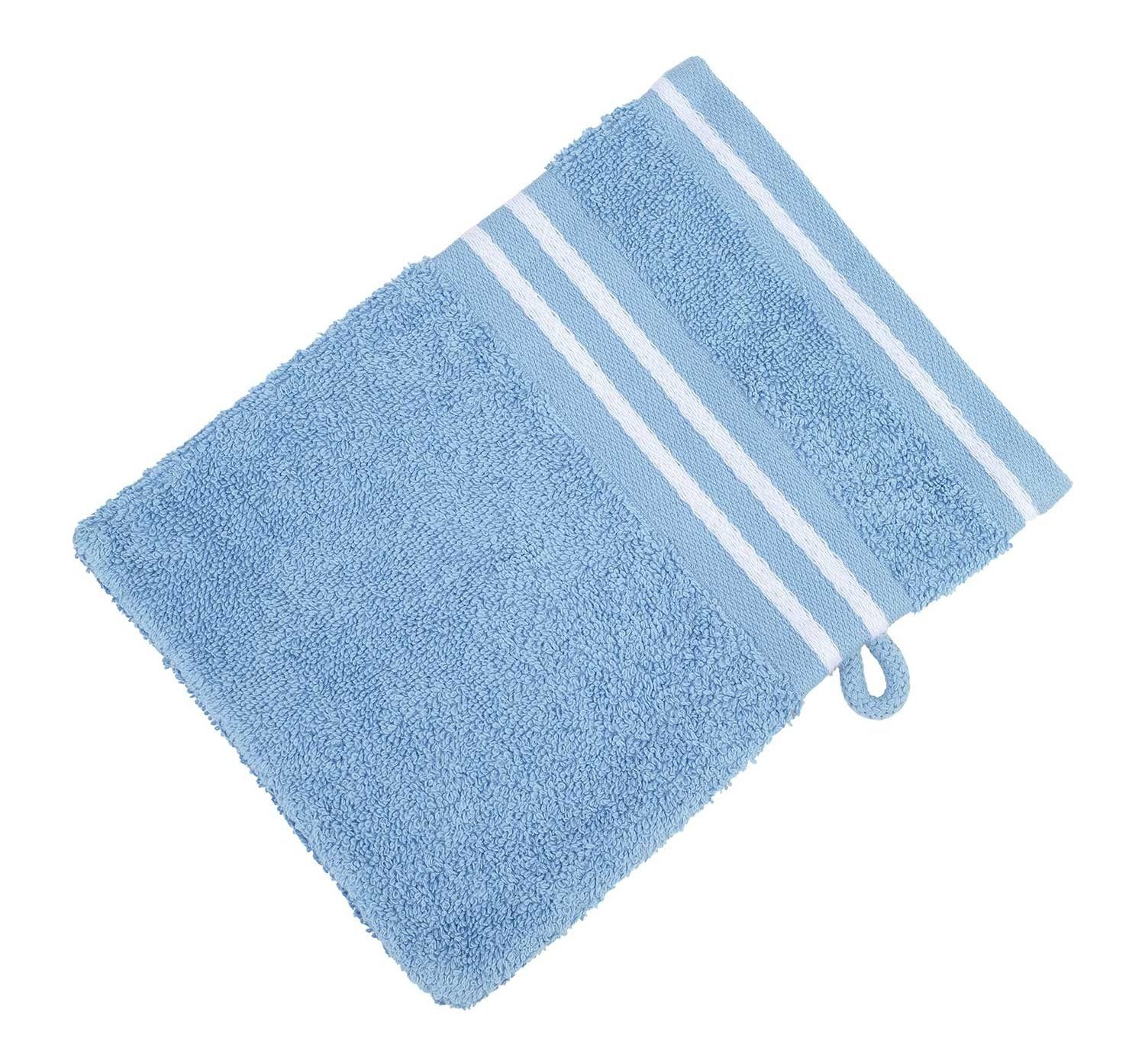 Waschhandschuh Waschhandschuh RIO, Blau, B 16 cm, L 21 cm