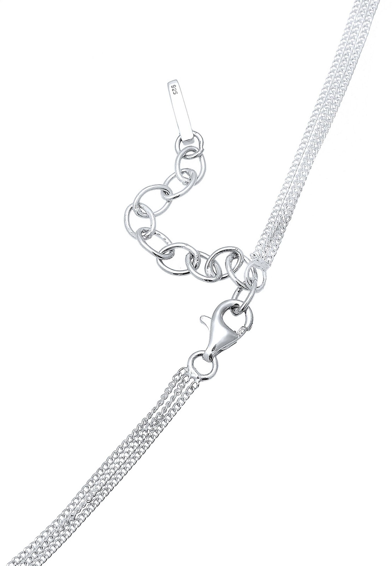 Elli Women's Layers Geo Ball Triangle Rectangle Filigree in 925 Sterling Silver