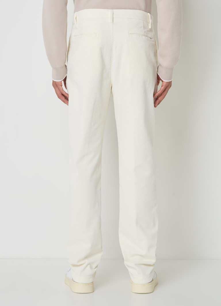 Pantaloni chino skinny din catifea reiată Boggi Milano cu buzunare interioare