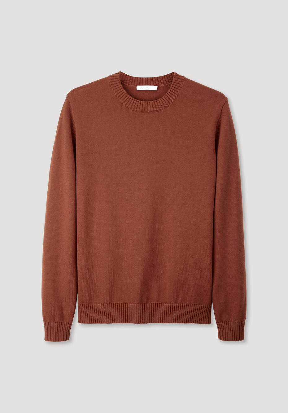 Rundhals-Pullover aus reiner Bio-Baumwolle