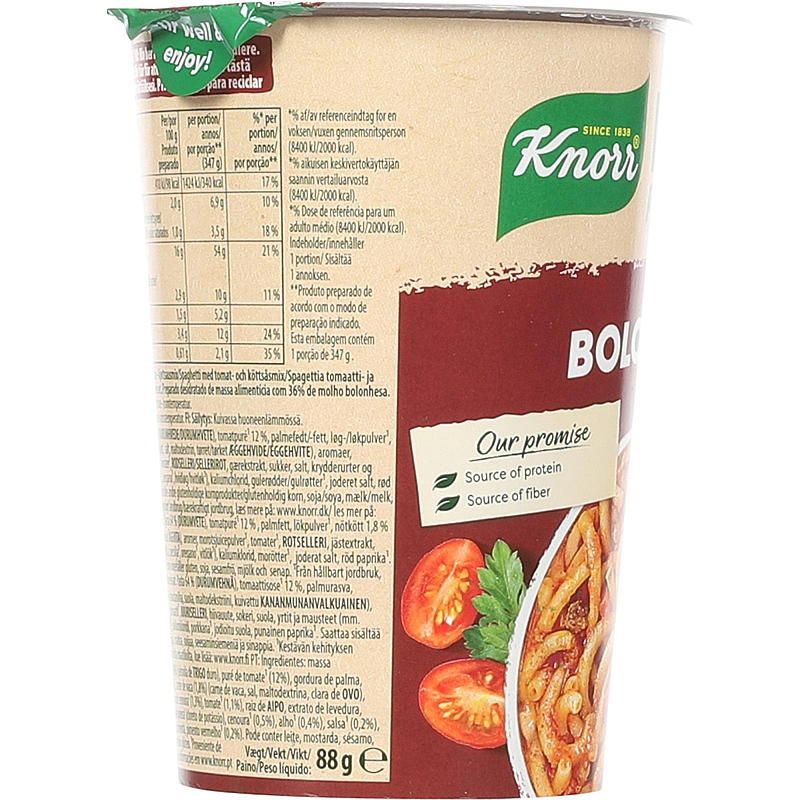 Knorr Bolognese snack pot 88 g Knorr