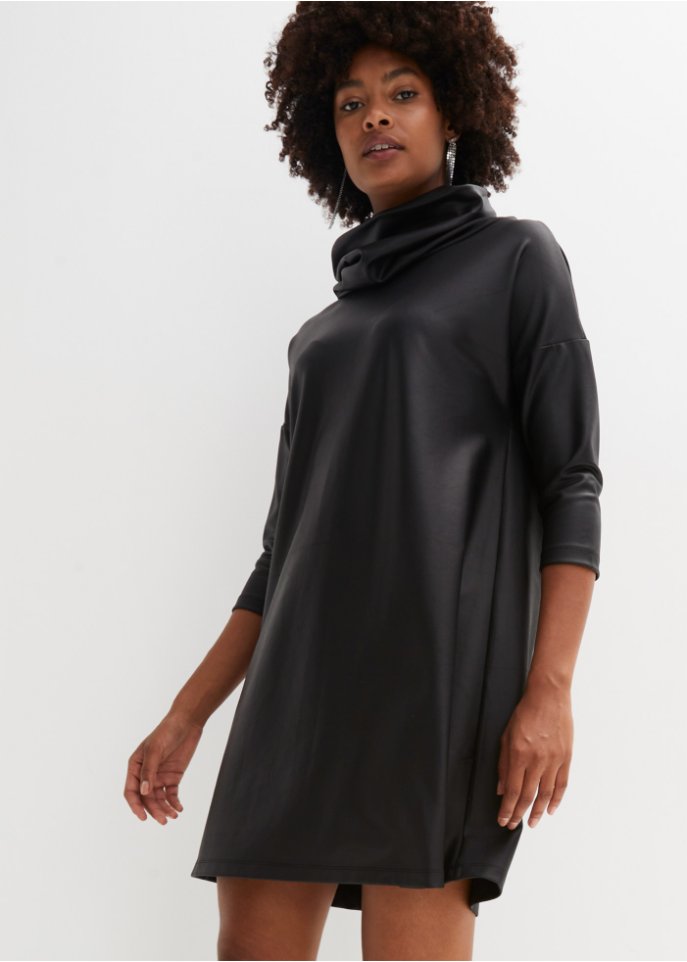 Lederimitatkleid