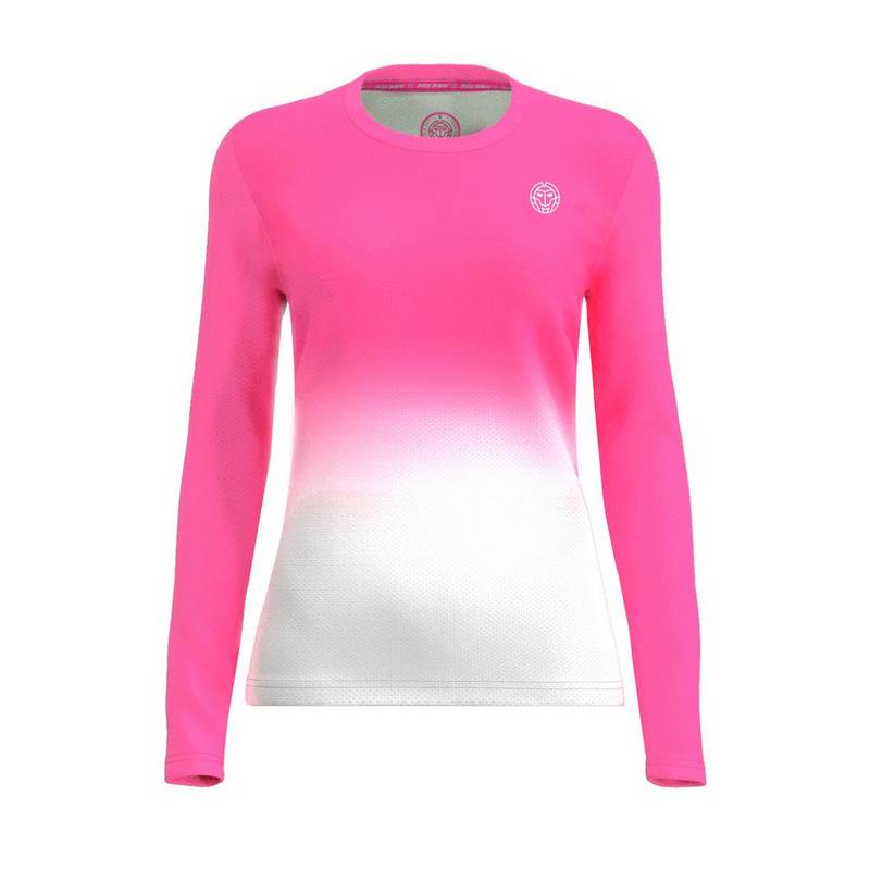 BIDI BADU Crew Gradiant Longsleeve Tennisshirt Damen