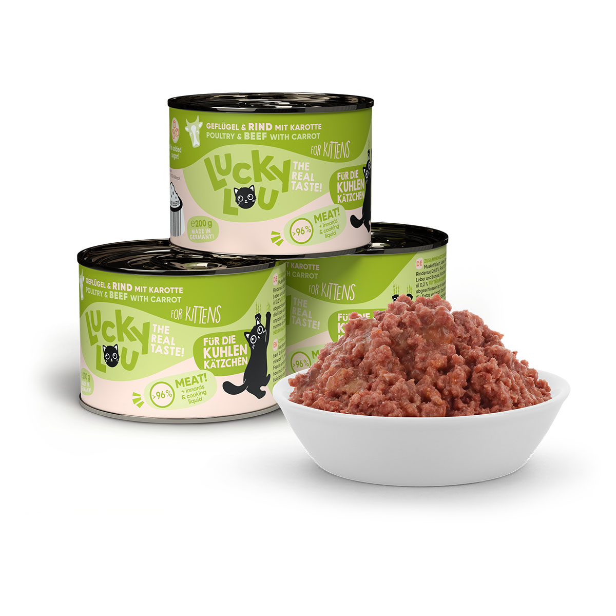 Lucky Lou Lifestage Kitten Geflügel & Rind kaufen bei ZooRoyal