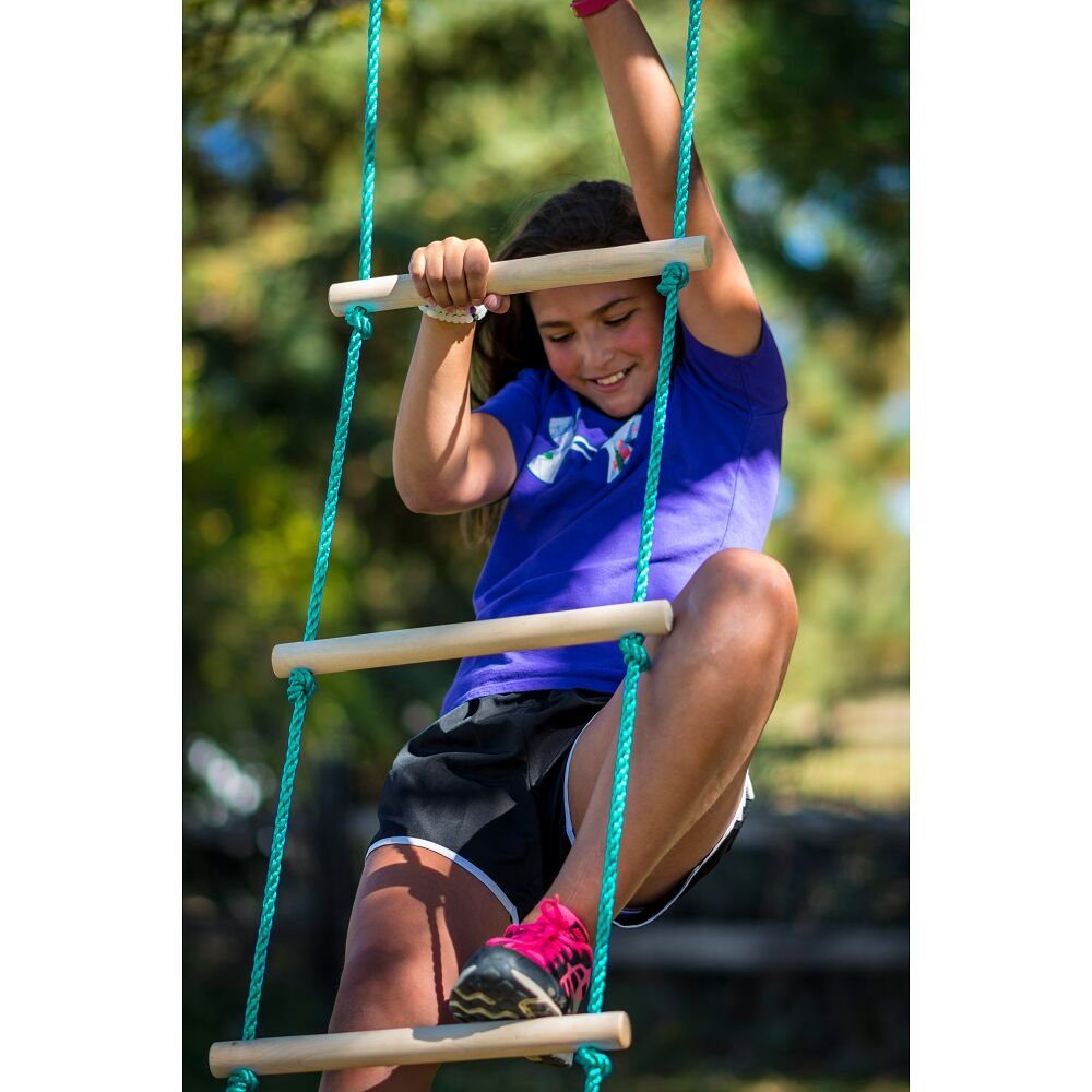 Slackers Slackline Ninja Strickleiter, Ideal zum Hochklettern zum Hangelparcours