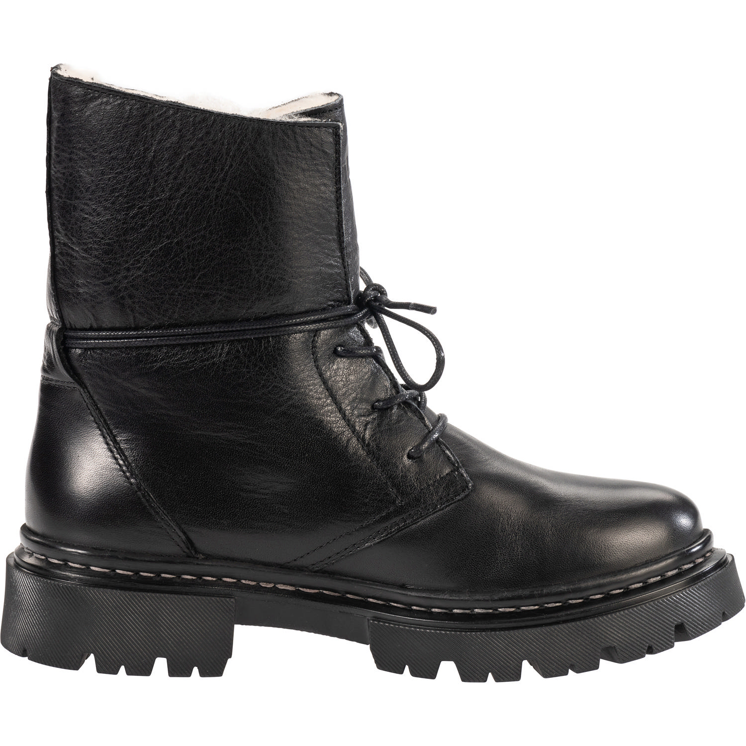 Palado Kasos Block, Schnürstiefel, Damen, Schwarz