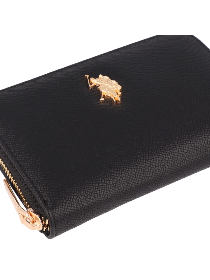 U.S. Polo Assn. Jones Geldbörse 15 cm in black günstig kaufen onesize