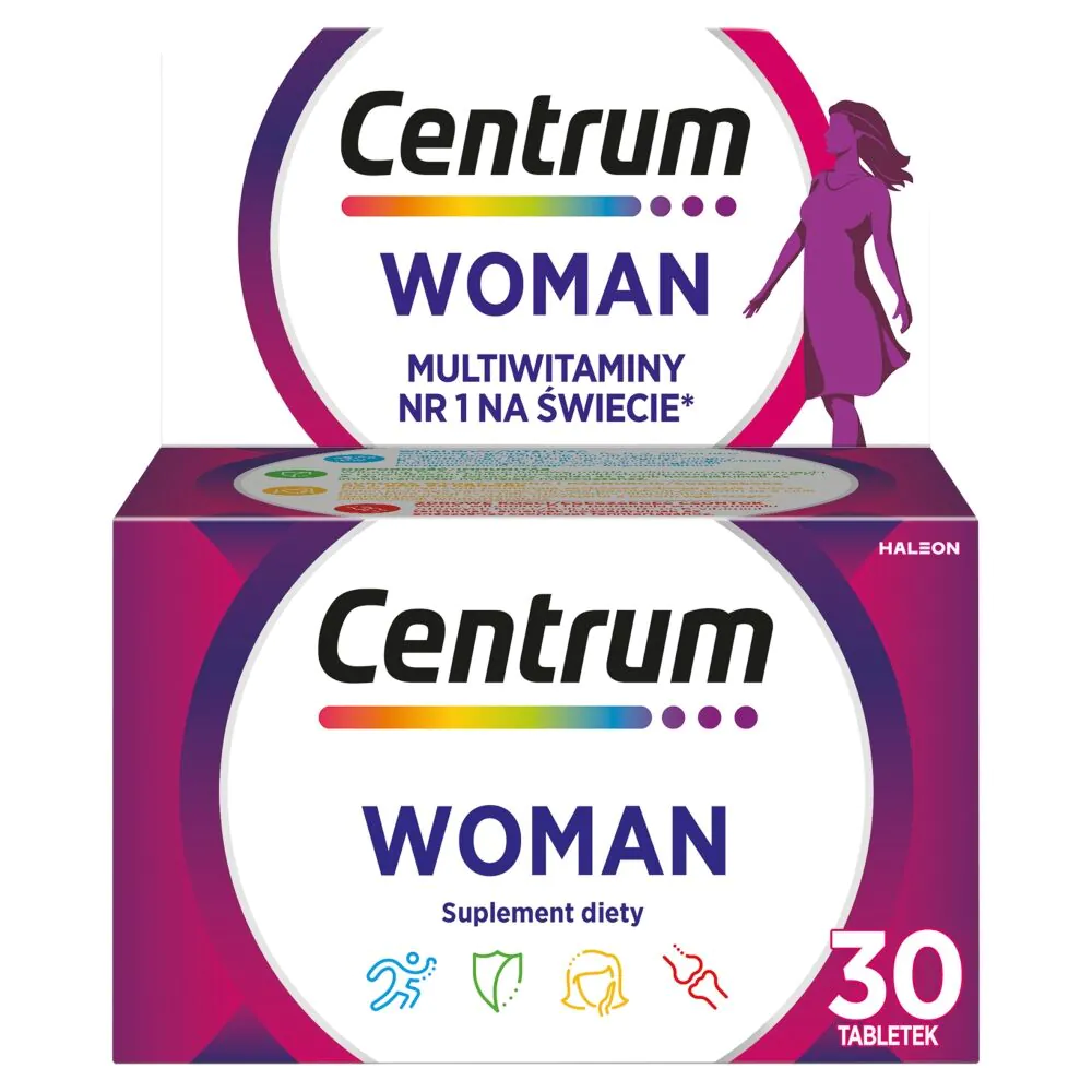Centrum Woman, vitaminų ir mineralų rinkinys, 30 tablečių