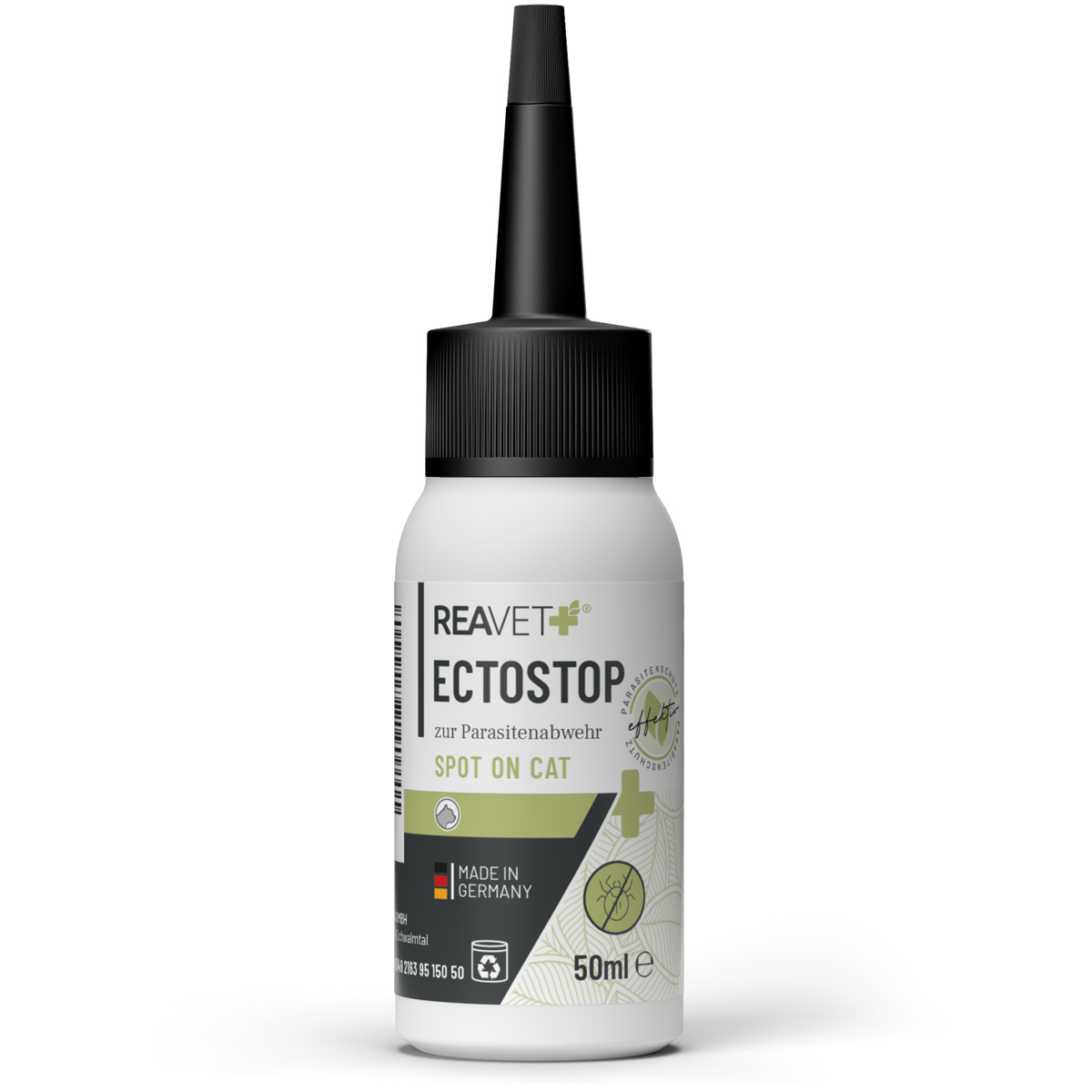 REAVET Ungeziefer- & Zeckenschutz REAVET EctoStop Spot On Cat 50ml