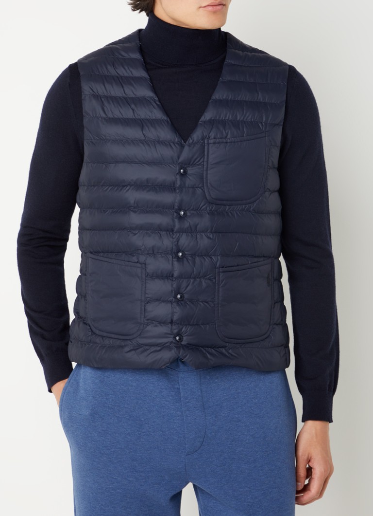 Vestă matlasată Ralph Lauren cu buzunare laterale