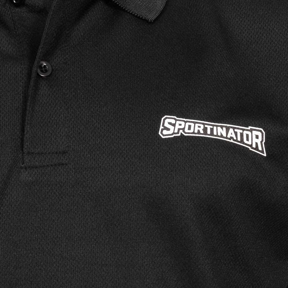 SPORTINATOR Essentials Herren Training Polo-Shirt schwarz