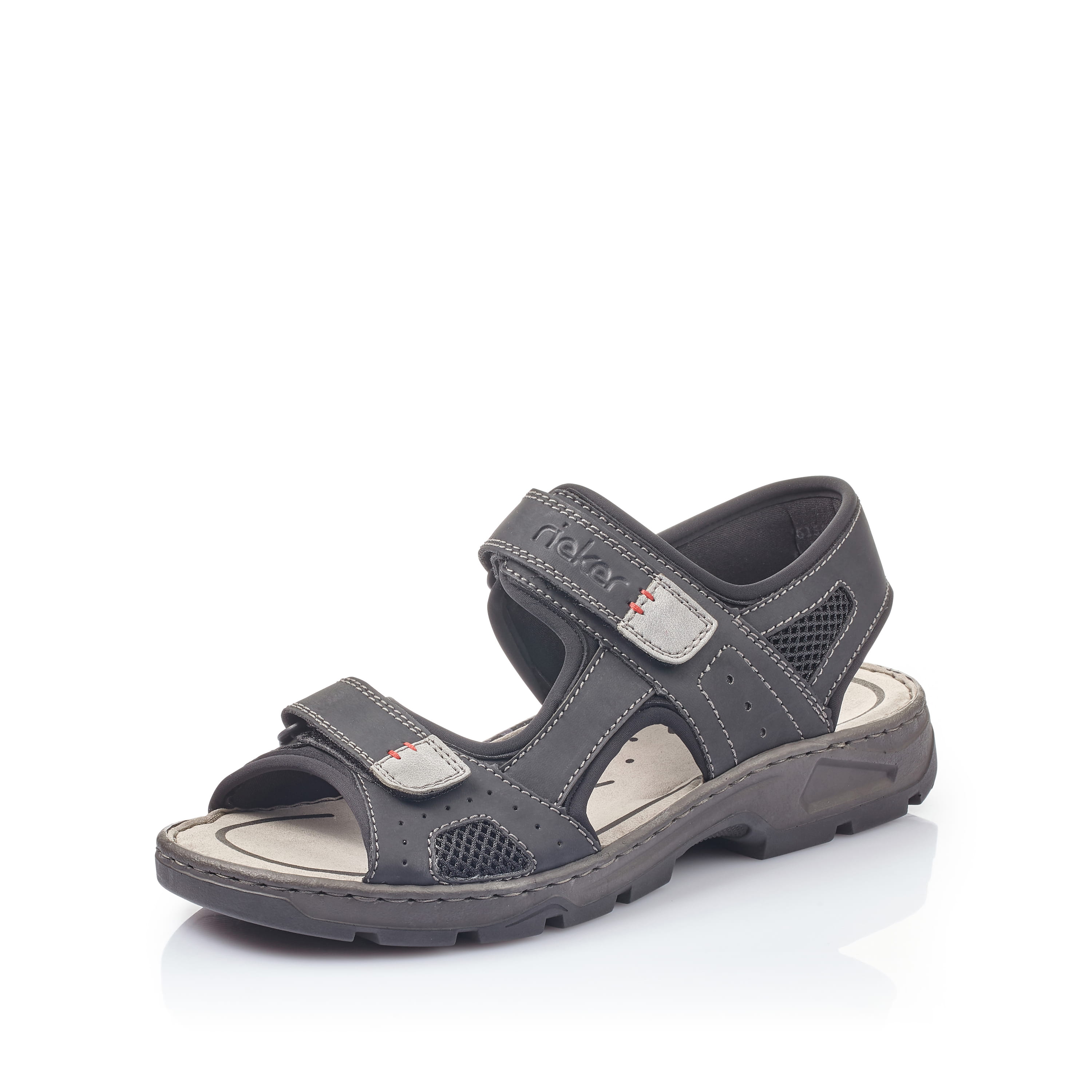 Rieker Herren Trekkingsandalen graphitschwarz
