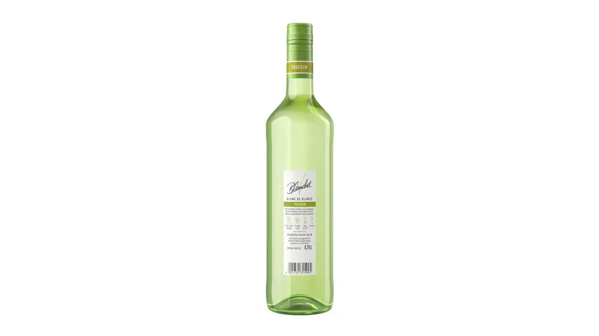 Blanchet 0,75l Blanc de Blancs Trocken, 0,75 Liter 750 ml