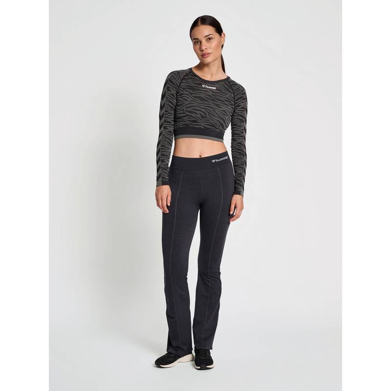 hummel hmlMT SAGA SEAMLESS CROP T-SHIRT LS T-Shirt Damen