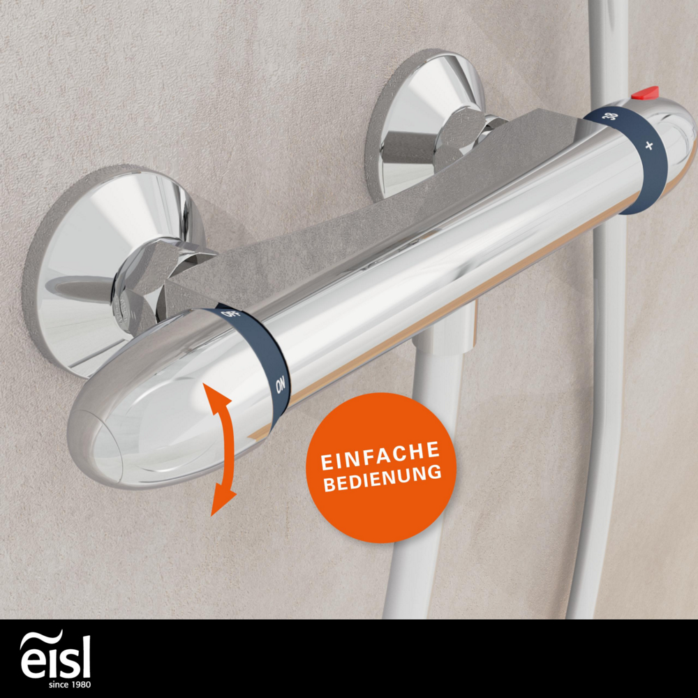 Eisl SCHÜTTE VITAL Thermostat Duscharmatur Chrom