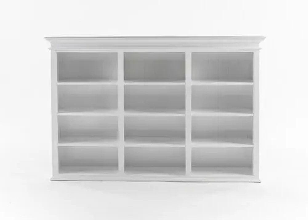 Novasolo Küchenbuffet Halifax Bücherschrank mit 6 Glastüren
