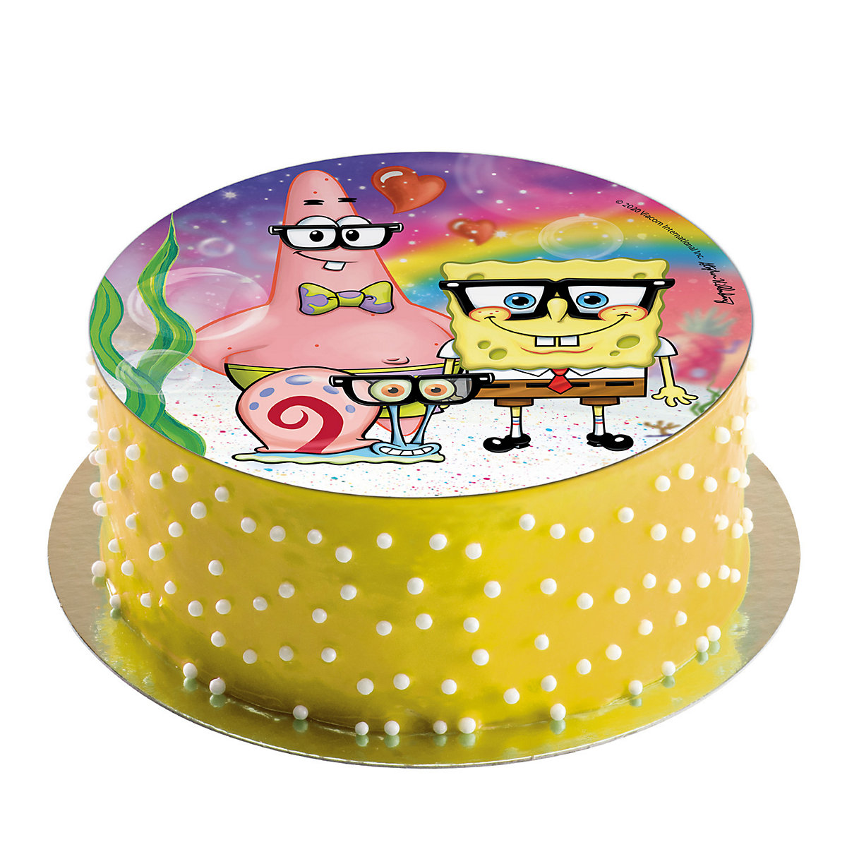 Essbare Tortenaufleger Spongebob Schwammkopf & Patrick Star 20cm