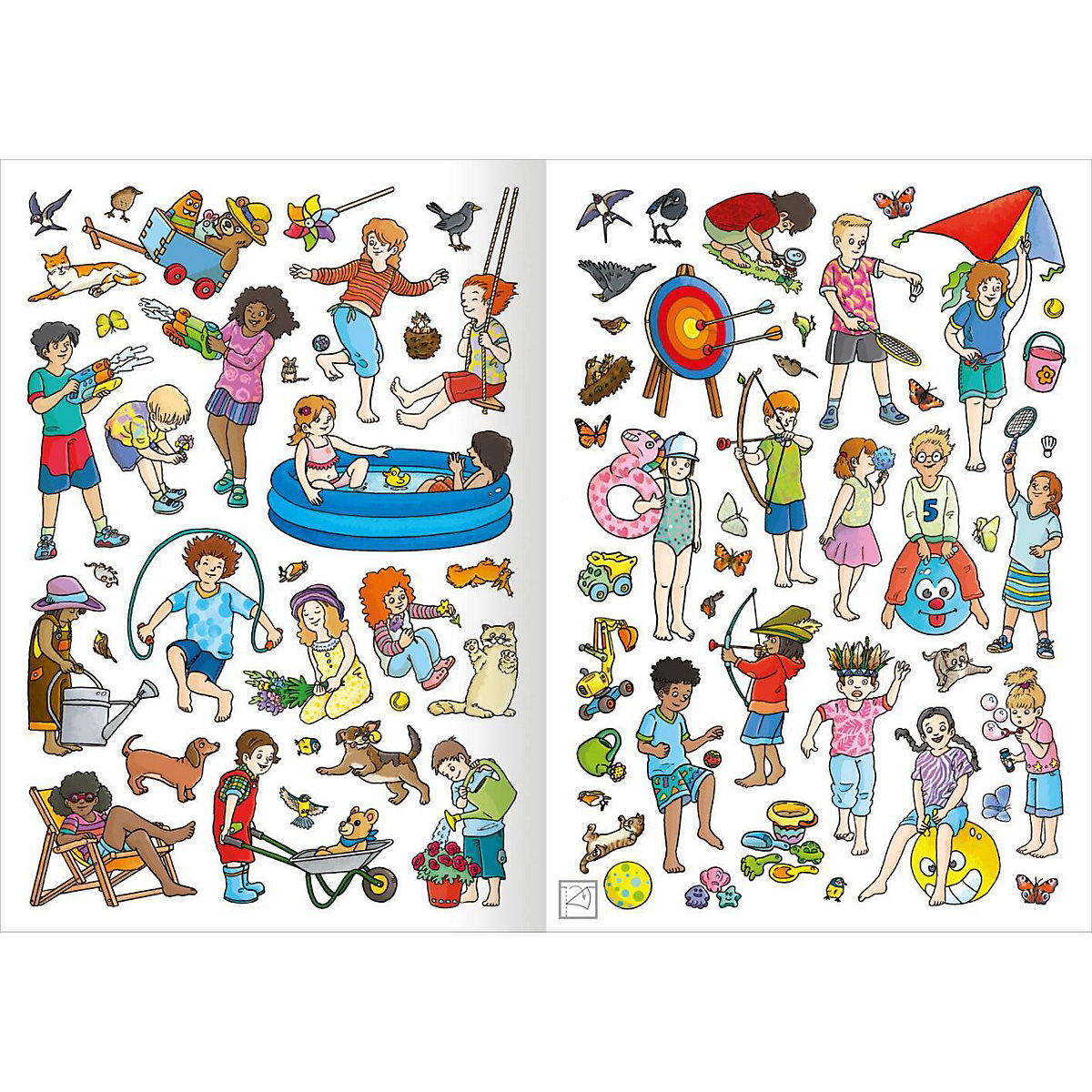 Mein Garten-Stickerheft