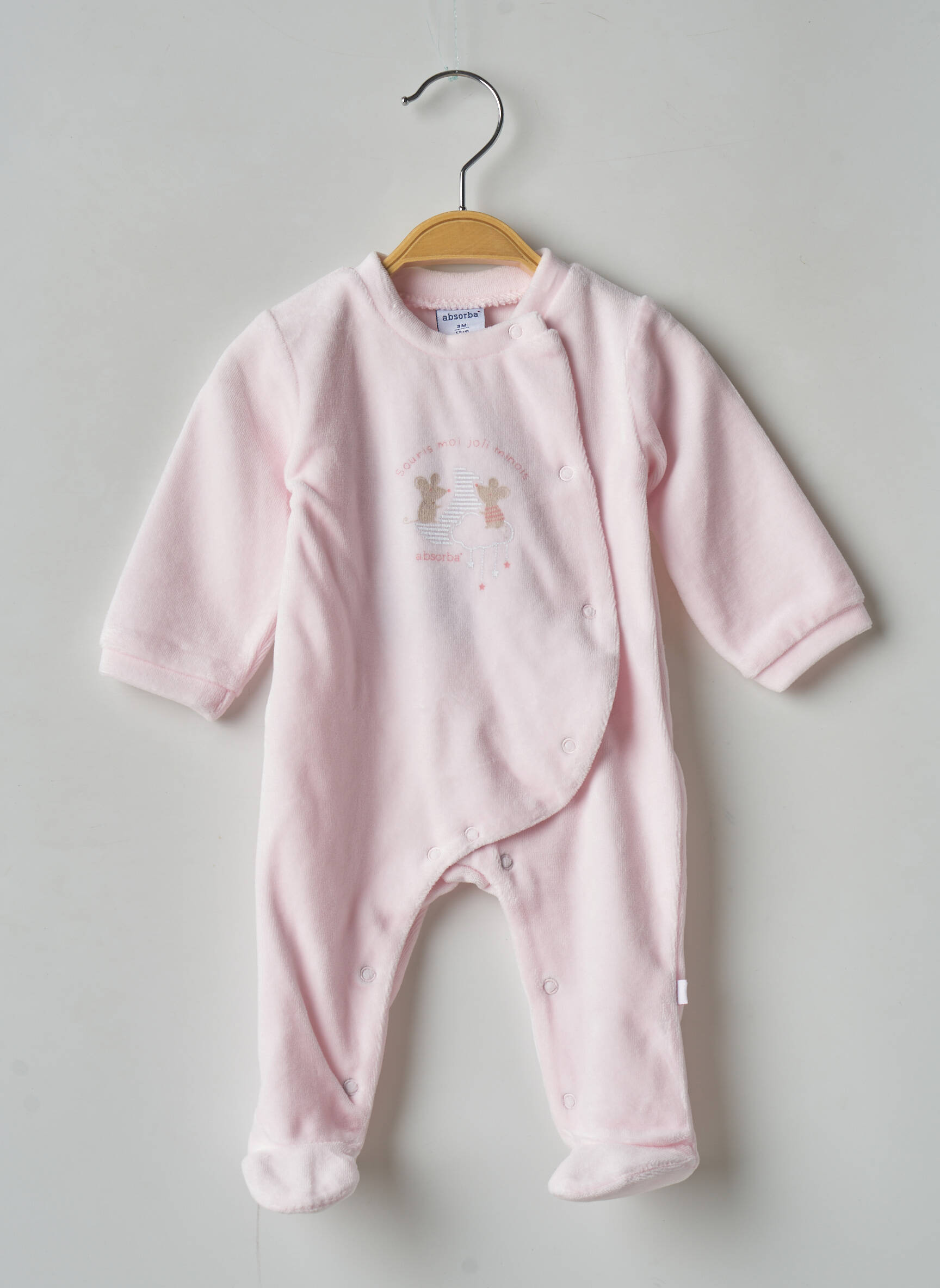 Absorba Dors Bien Enfant couleur rose