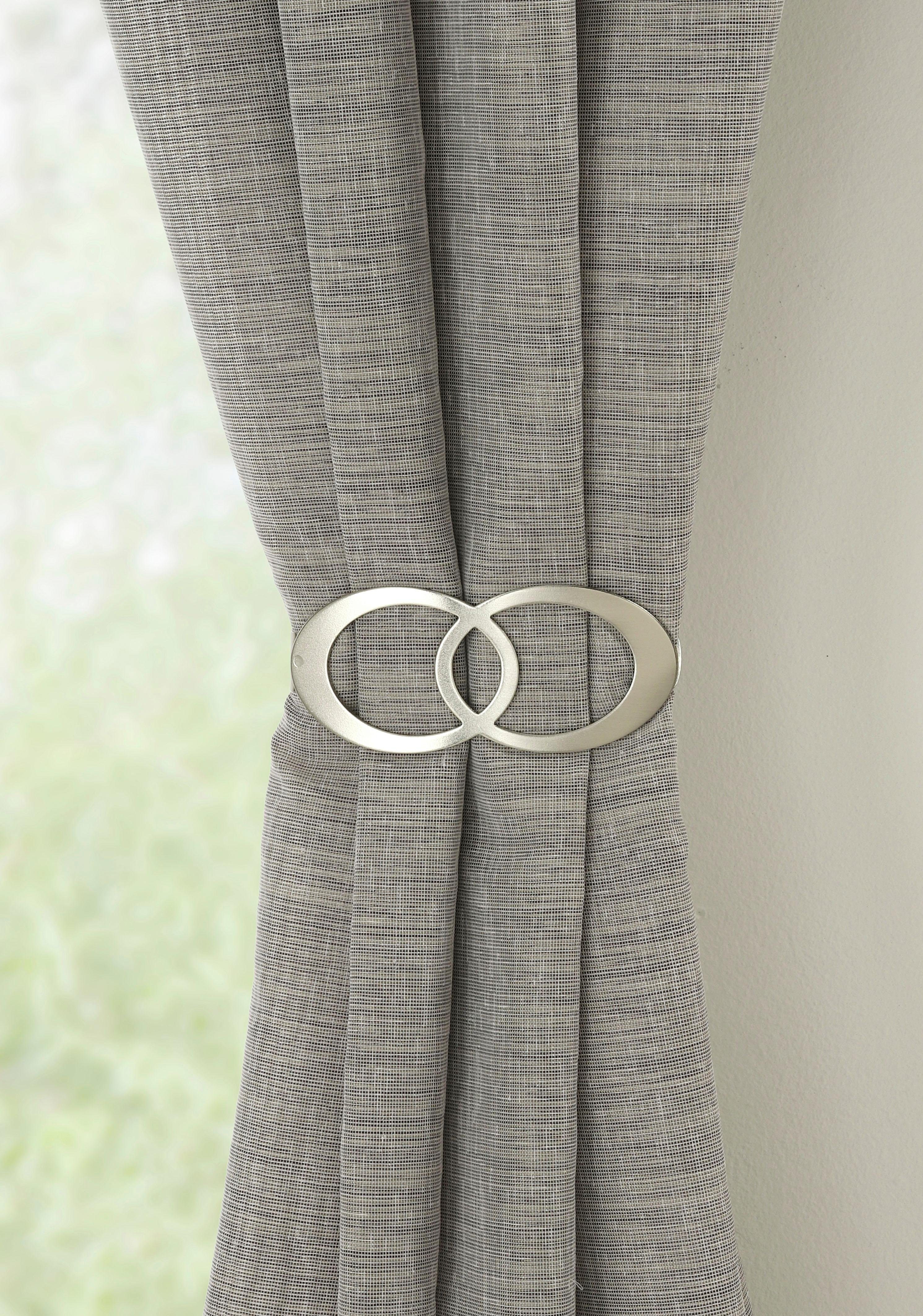 Dekospange Raffspange Infinity Doppelring, GARDINIA, (1-tlg), zum Raffen und Drapieren