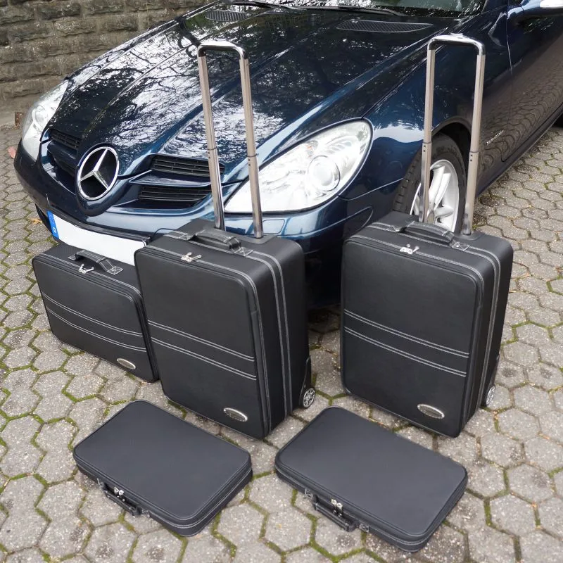 Roadsterbag 5-tlg. Kofferset mit 2 Rollen Mercedes SLK (R171) 148 Liter