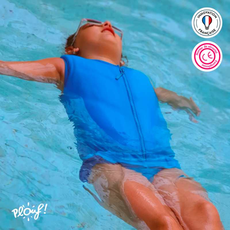 Maillot de bain flottant : Carla turquoise Bleu