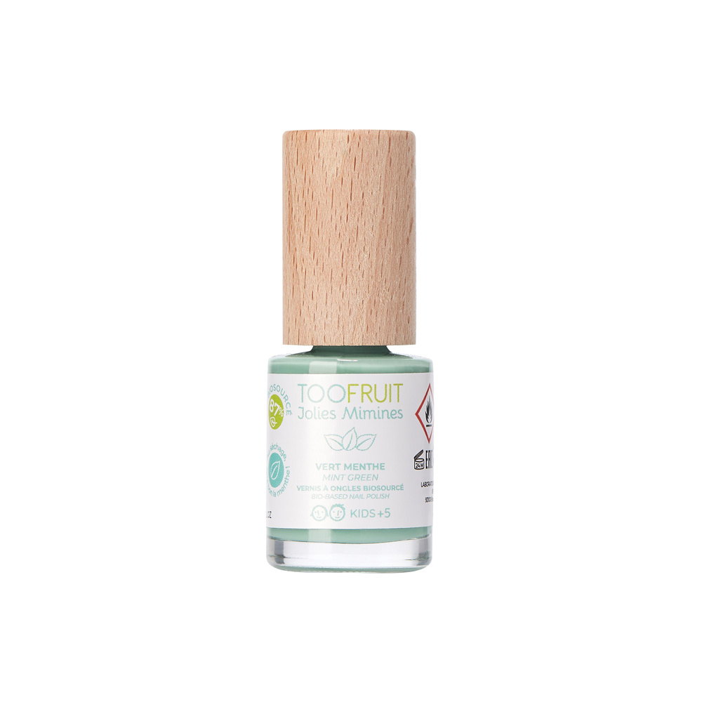 toofruit Jolies Mimines Menthe Vernis à ongle biosourcé