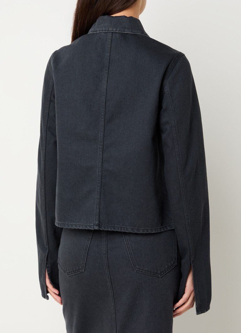 GESCHLOSSEN Bio-Baumwoll-Denimbluse
