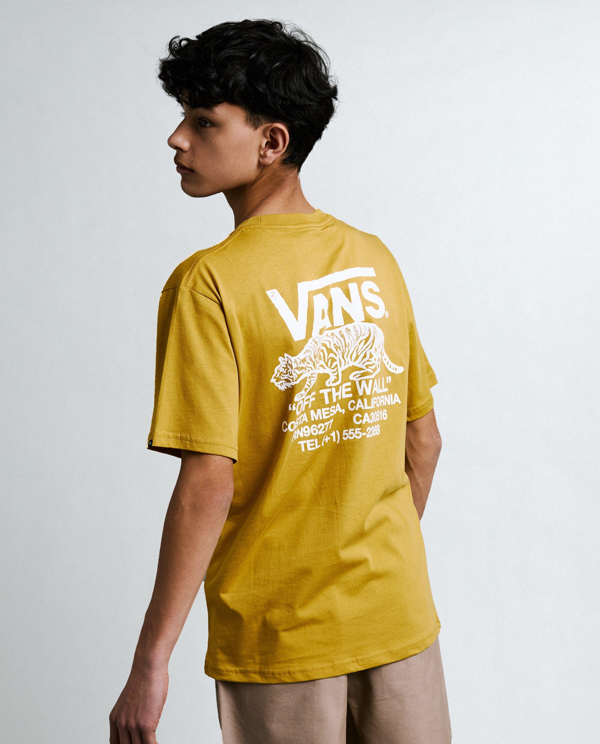 Tricou Vans galben închis
