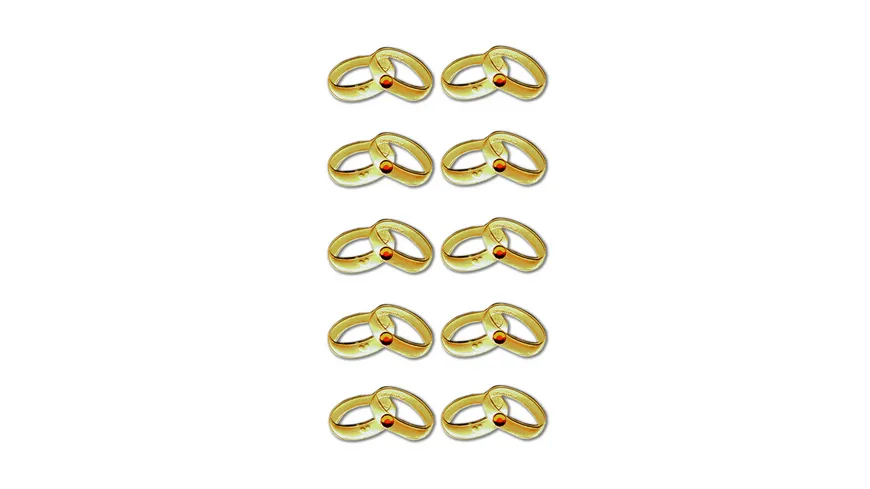 RÖSSLER Sticker Goldene Ringe