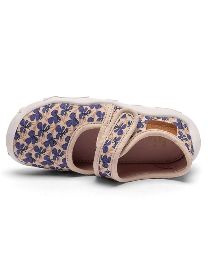 bisgaard Hausschuhe in Beige/ Blau günstig kaufen