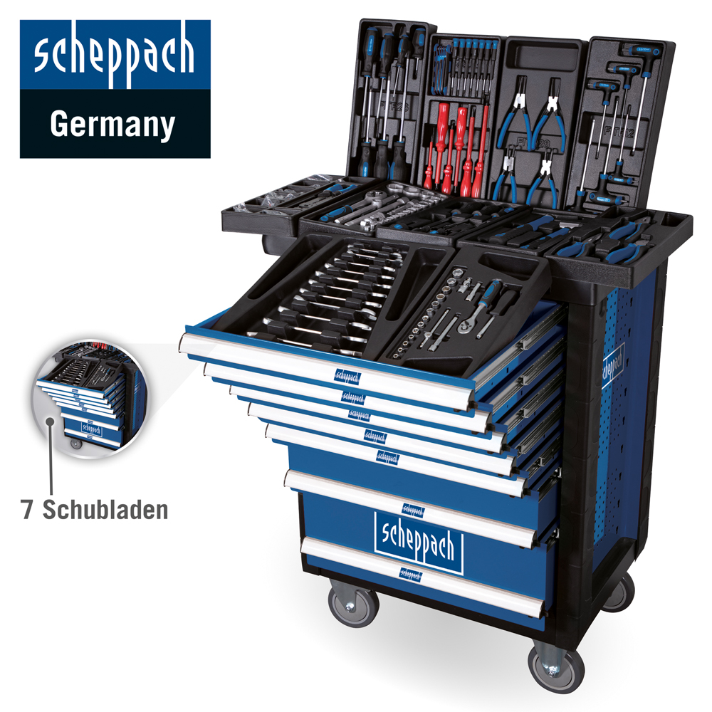 Scheppach Werkstattwagen TW1000 263 tlg.
