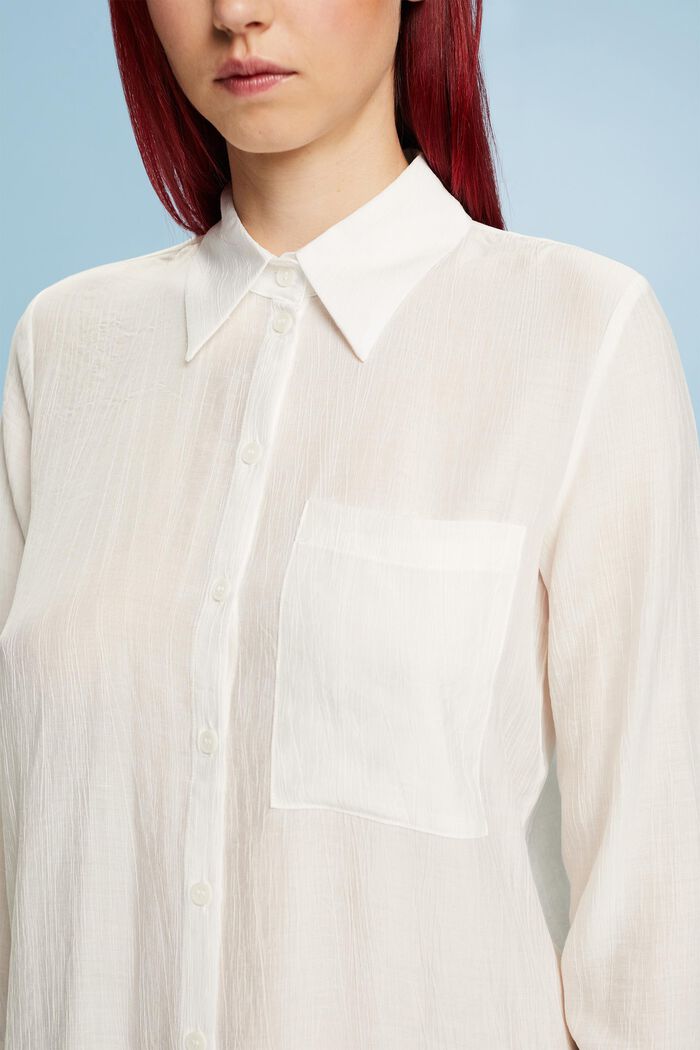 Longsleeve in Crinkle-Optik