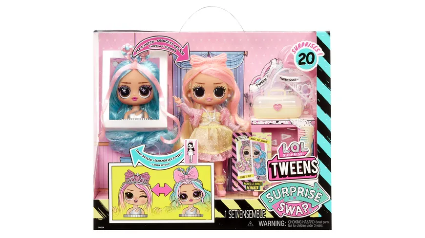 L.O.L. Surprise Tweens Surprise Swap Fashion Doll- Braids-2-Waves Winnie