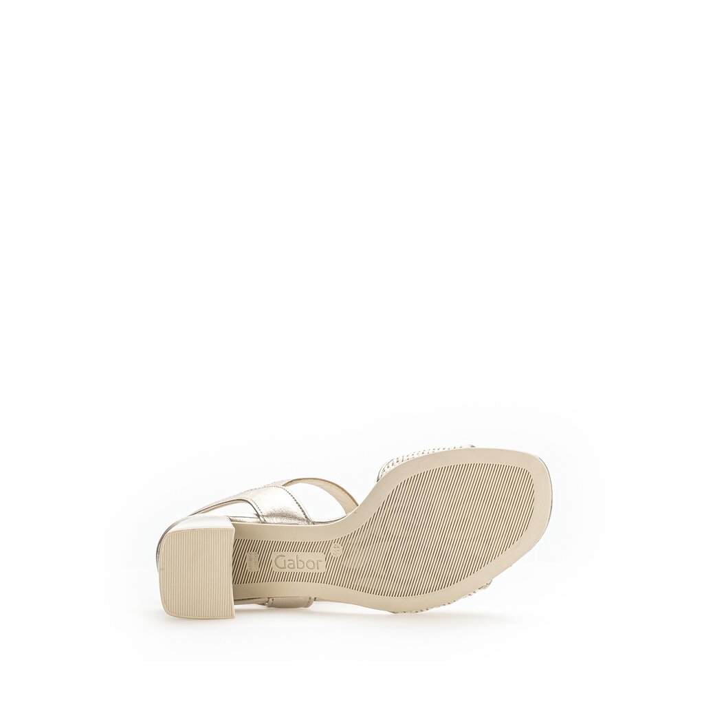 Gabor fashion Riemchensandale gold