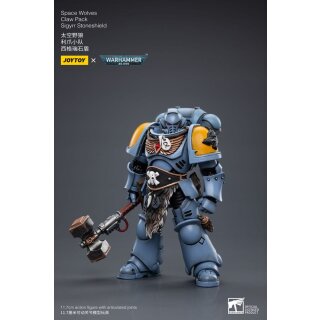 Warhammer 40k Actionfigur 1/18 Space Wolves Claw Pack Sigyrr Stoneshield 12 cm