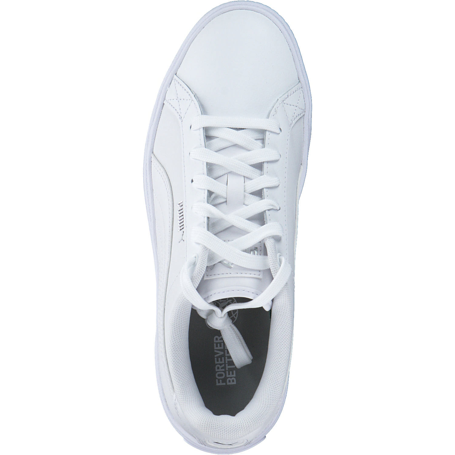 Puma Karmen L 384615, Schnürschuhe, Damen, white/white/silver