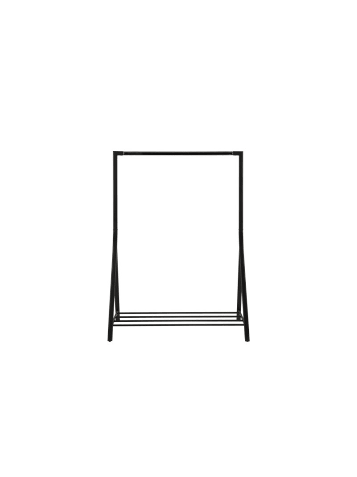 ebuy24 Garderobenständer Bowie Schwarz 117 x 59 cm günstig kaufen onesize