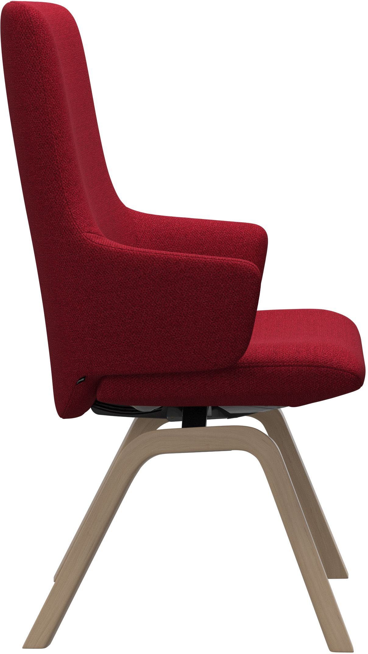 Stressless® Polsterstuhl Laurel, High Back mit Armlehne, Größe L, mit schräggestellten Beinen