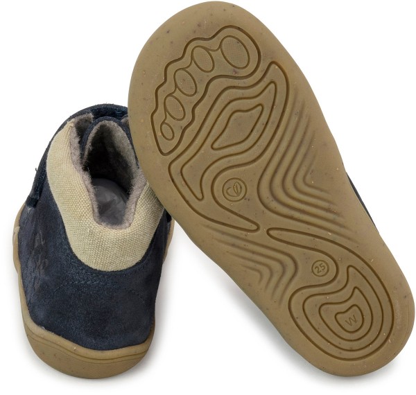 bLifestyle ~ (W) Raccoon MidCut Klett Velours Warm ~ Marine